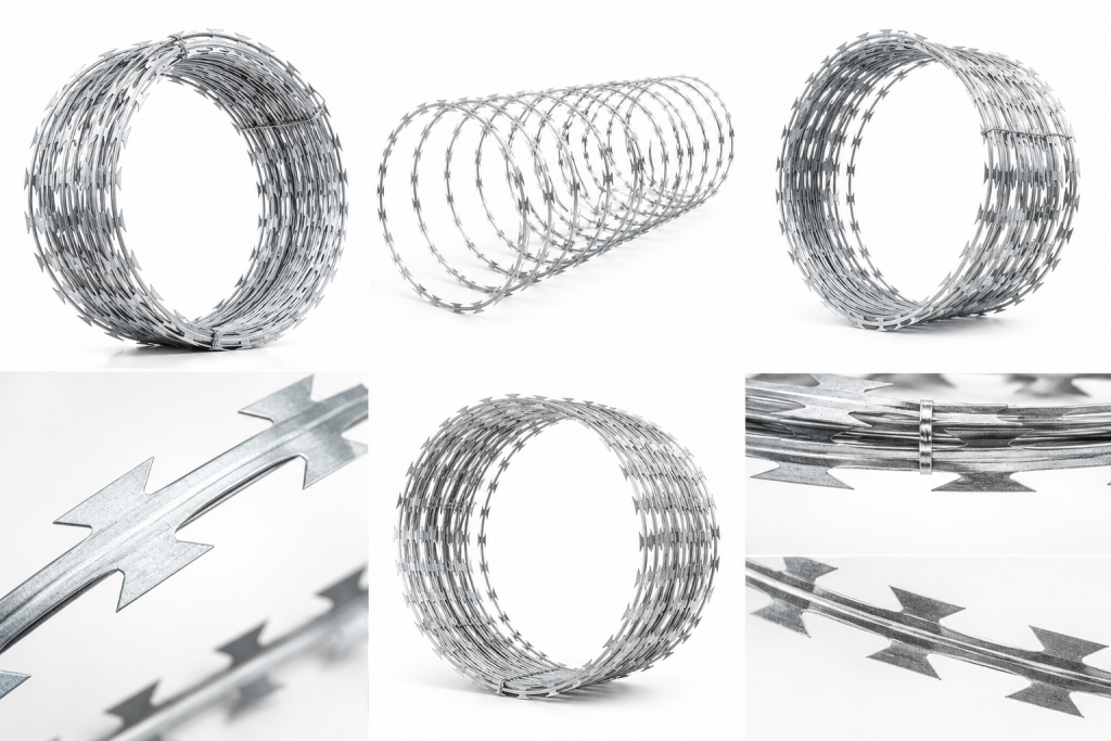 Kawat Duri Silet Galvanis Razor Wire Sumber Filtech Mandiri