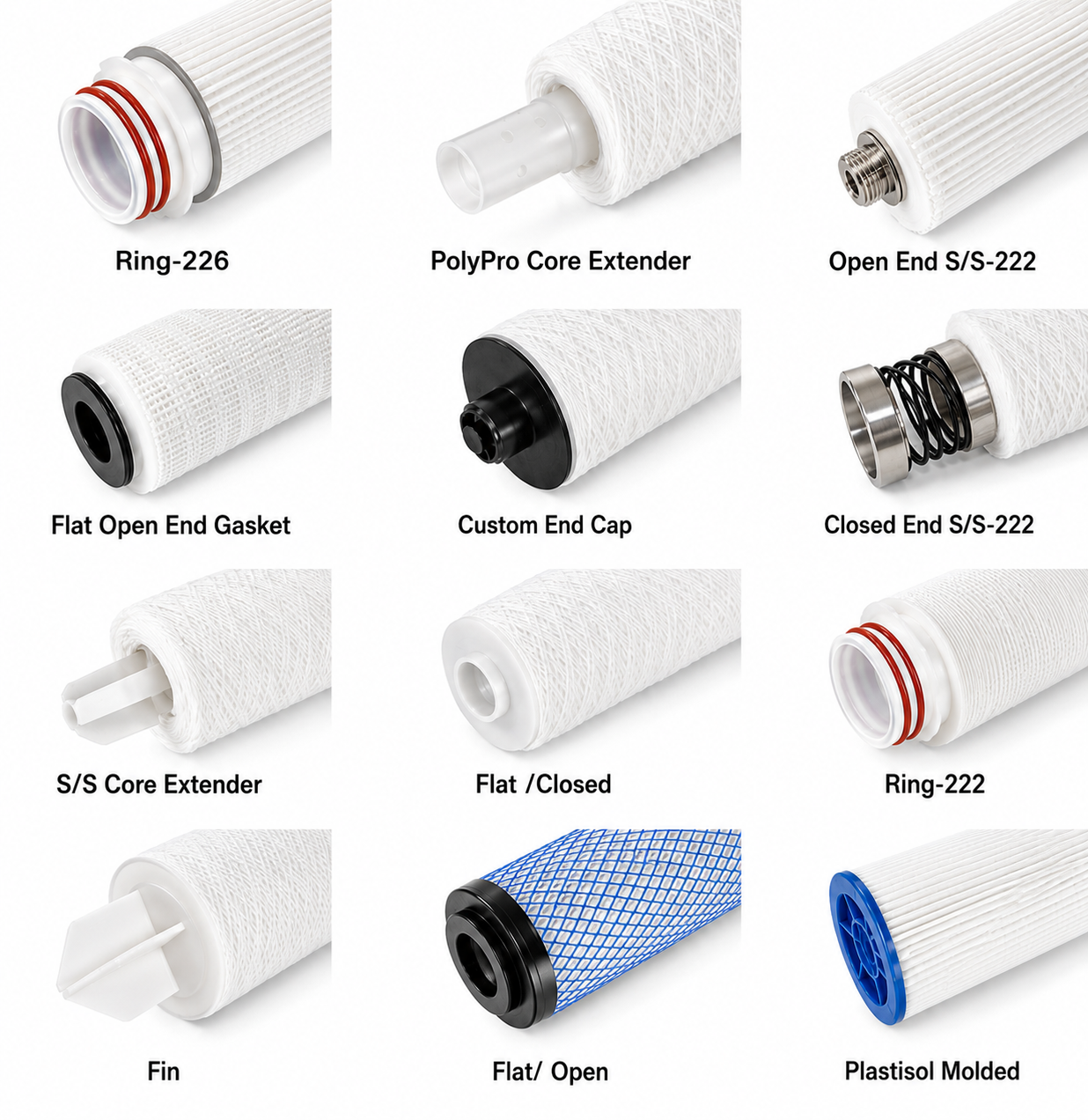 End Cap Filter Cartridge Sumber Filtech Mandiri